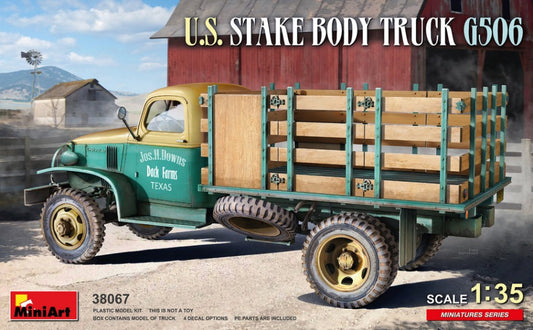 Miniart - U.S. STAKE BODY TRUCK G506 KIT 1:35 - Cod. MIN38067