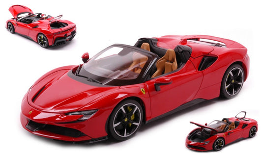 Burago - FERRARI SF90 STRADALE HYBRID SPIDER 2020 RED 1:18 - Cod. BU16016R