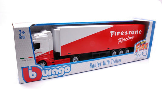 Burago - MERCEDES ACTROS GIGASPACE FIRESTONE RACING 1:43 - Cod. BU31460R