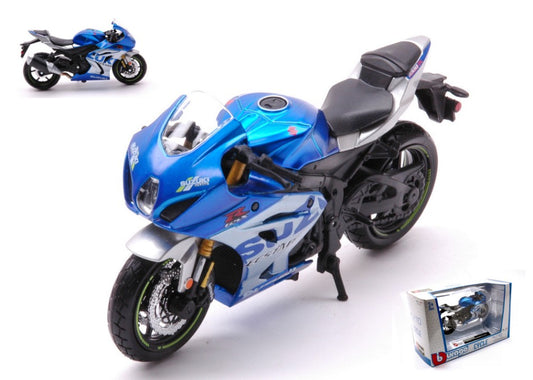 Burago - SUZUKI GSX-R 1000 R 2021 BLUE 1:18 - Cod. BU51088