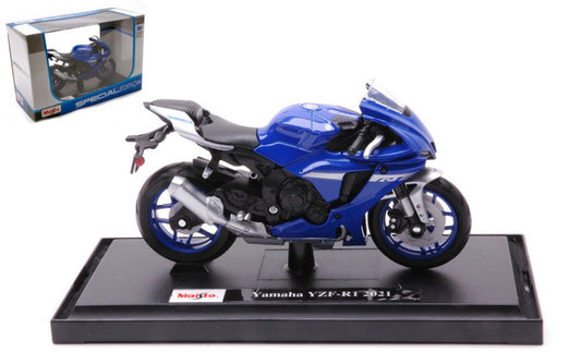 Maisto - YAMAHA YZF-R1 2021 BLUE 1:18 - Cod. MI21837