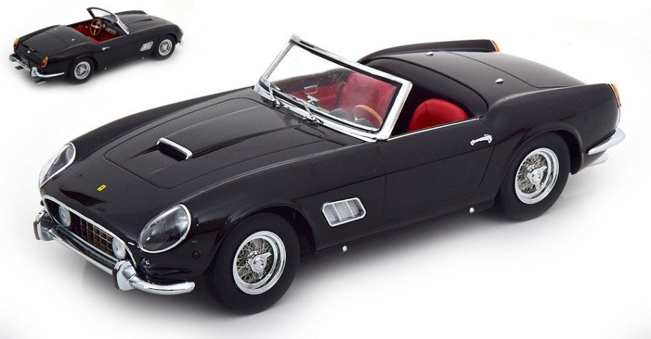 Kk Scale - FERRARI 250 GT CALIFORNIA SPYDER 1960 BLACK 1:18 - Cod. KKDC181043