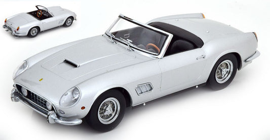 Kk Scale - FERRARI 250 GT CALIFORNIA SPYDER 1960 SILVER 1:18 - Cod. KKDC181042