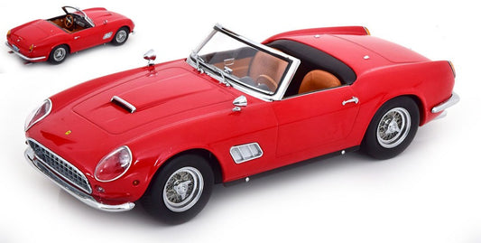 Kk Scale - FERRARI 250 GT CALIFORNIA SPYDER 1960 RED 1:18 - Cod. KKDC181041