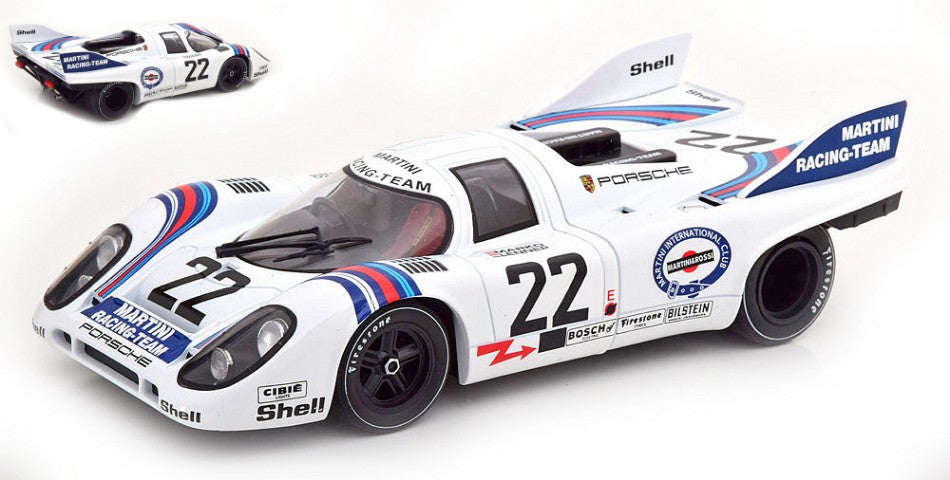 Kk Scale - PORSCHE 917K N.22 WINNER 24 H LE MANS 1971 MARKO-VAN LENNEP 1:18 - Cod. KKDC181262