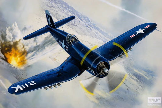 Academy - VOUGHT F4U-4 CORSAIR BATTLE OF JANGJIN RESERVOIR KIT 1:48 - Cod. ACD12353