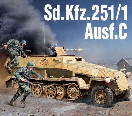 Academy - SD.KFZ. 251/1 AUSF.C KIT 1:35 - Cod. ACD13540