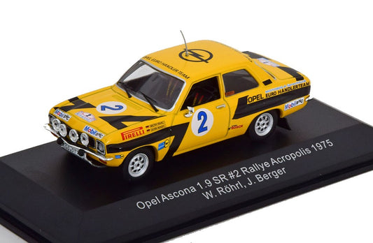 Cmr Classic Model Replicars - OPEL ASCONA 1.9 SR N.2 RALLY ACROPOLIS 1975 ROHRL-BERGER 1:43 - Cod. WRC023
