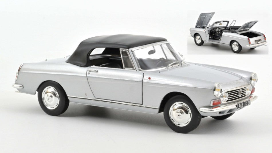 Norev - PEUGEOT 404 CABRIOLET 1967 SILVER 1:18 - Cod. NV184835