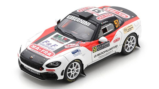 Spark Model - ABARTH 124 N.51 MONTE CARLO 2022 A.SASSI-G.ROMEI 1:43 - Cod. S6703