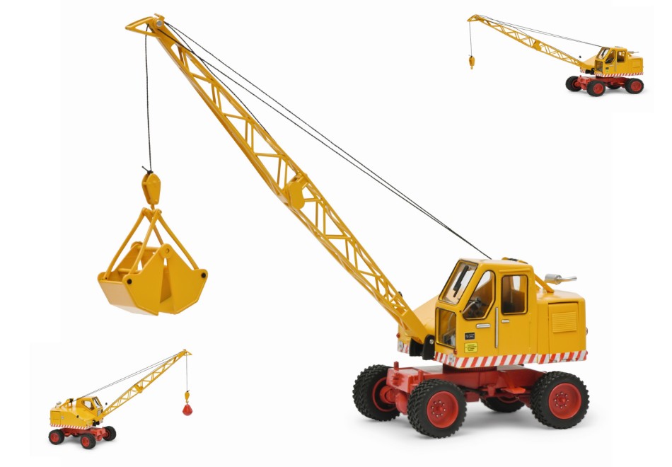 Schuco - FUCHS BAGGER 301 1975 GRU CRANE 1:32 - Cod. SH450776800