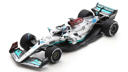 Spark Model - MERCEDES F1 W13 GEORGE RUSSELL 2022 N.63 4th BELGIAN GP 1:18 - Cod. 18S771