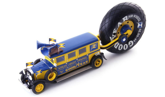 Autocult - BUICK "GOODYEAR AIRWHEEL" PROMOTION BUS 1930 BLUE/YELLOW 1:43 - Cod. ATC10012