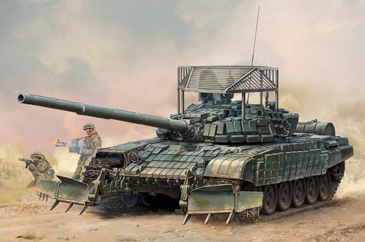 Trumpeter - MEZZO RUSSIAN T-72B1 W/GRATING ARMOUR KIT 1:35 - Cod. TP9609