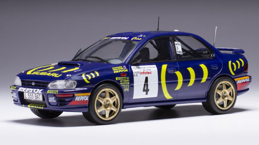 Ixo Model - SUBARU IMPREZA 555 WRC N.4 RALLY TOUR DE CORSE 1995 MCRAE/RINGER 1:24 - Cod. 24RAL028B