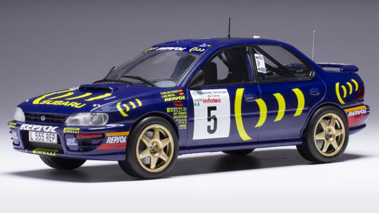 Ixo Model - SUBARU IMPREZA 555 WRC N.5 RALLY TOUR DE CORSE 1995 SAINZ/MOYA 1:24 - Cod. 24RAL028A