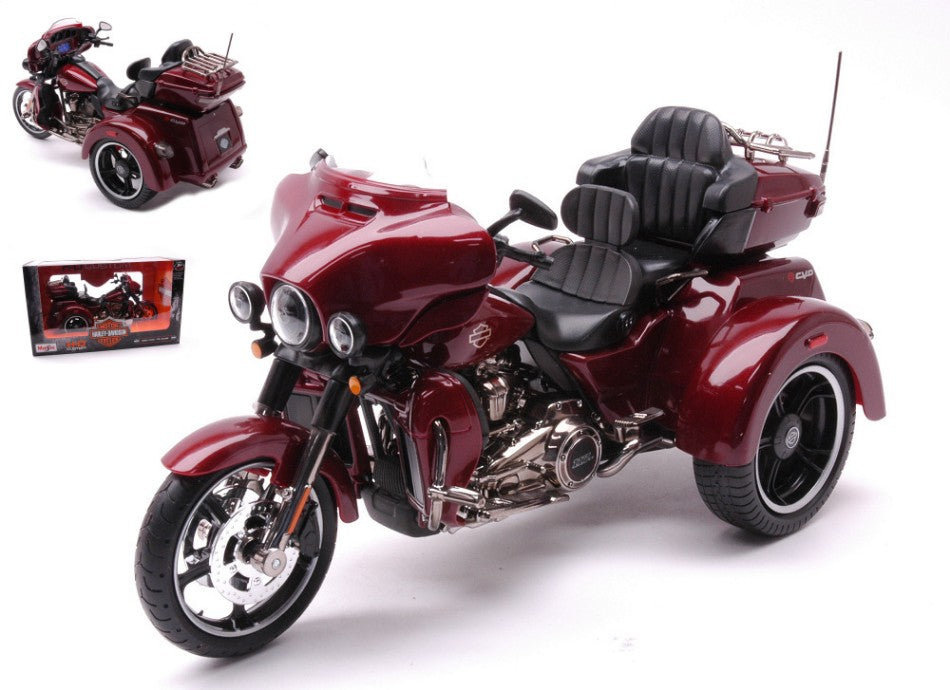 Maisto - HARLEY DAVIDSON CVO TRI-GLIDE ULTRA AMARANT RED 1:12 - Cod. MI32337