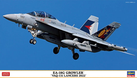 Hasegawa - EA-18G GROWLER VAQ-131 LANCERS 2022 KIT 1:72 - Cod. HA02432
