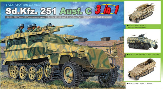 Dragon - SD KFZ 251/10 3,7 cm PAK 3 KIT 1:35 - Cod. D6224