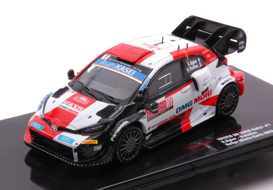 Ixo Model - TOYOTA GR YARIS N.1 RALLY MONTE CARLO 2022 OGIER/VEILLAS 1:43 - Cod. RAM832