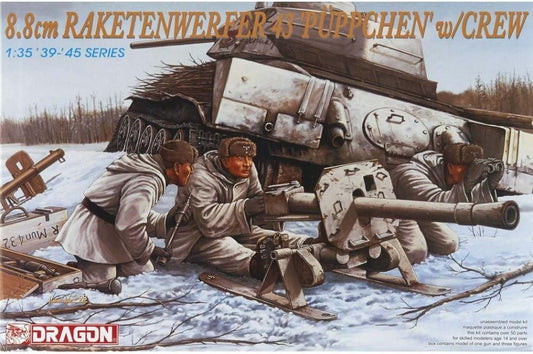 Dragon - 8,8 cm REKETENWERFER 43 "PUPPCHEN" W/CREW KIT 1:35 - Cod. D6097
