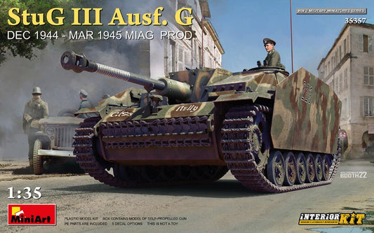 Miniart - STUG III AUSF.G DEC.1944-MAR.1945 INTERIOR KIT 1:35 - Cod. MIN35357