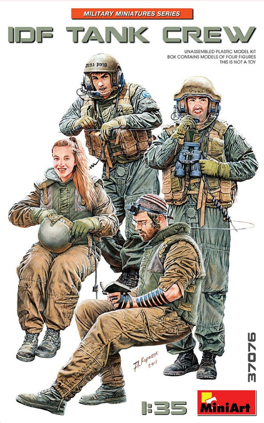 Miniart - IDF TANK CREW KIT 1:35 - Cod. MIN37076