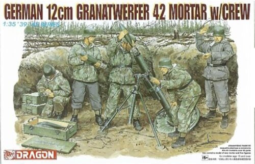 Dragon - GERMAN 12 cm GRANATWERFER42 MORTAR W/CREW KIT 1:35 - Cod. D6090