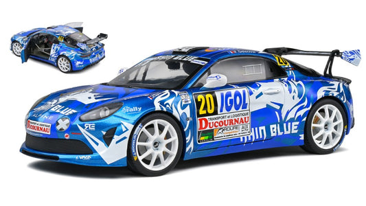 Solido - ALPINE A110 N.20 RALLY DU VAR 2021 NIGHT VERSION DELECOUR/GUIGONNET 1:18 - Cod. SL1801623