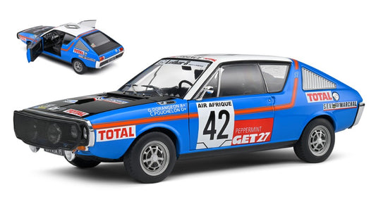 Solido - RENAULT R17 MK1 N.42 RALLY ABIDJAN NICE 1976 POUCHELON/DORANGEON 1:18 - Cod. SL1803706