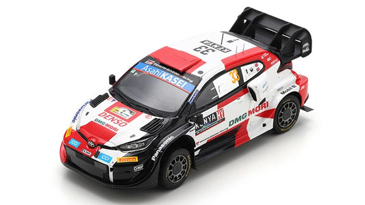 Spark Model - TOYOTA YARIS N.33 2nd RALLY SAFARI KENYA 2022 E.EVANS-S.MARTIN 1:43 - Cod. S6708