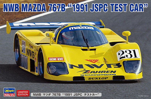 Hasegawa - NWB MAZDA 767B 1991 JSPC TEST CAR KIT 1:24 - Cod. HA20632