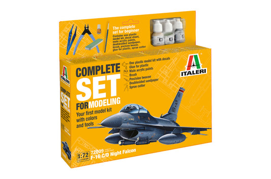 Italeri - F-16 C/D NIGHT FALCON SET COMPLETO KIT 1:72 - Cod. IT72009