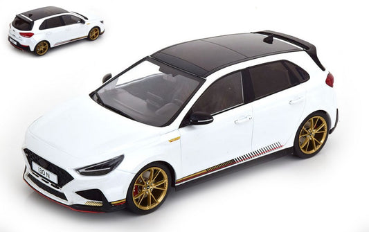 Modelcargroup - HYUNDAI i30 N 2021 MET.WHITE 1:18 - Cod. MCG18376