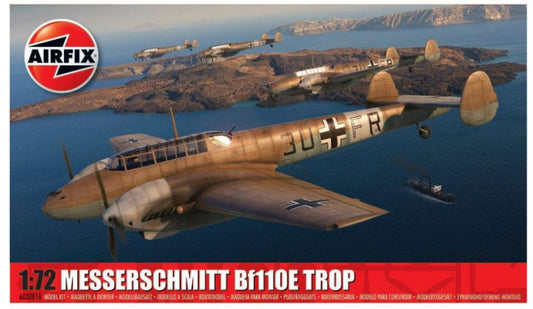 Airfix - MESSERSCHMITT Bf110E E-2 TROP KIT 1:72 - Cod. A03081A