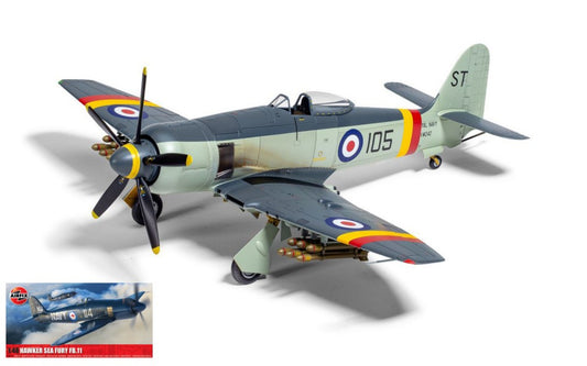 Airfix - HAWKER SEA FURY FB.11 KIT 1:48 - Cod. A06105A