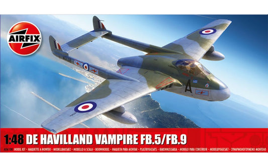 Airfix - DE HAVILLAND VAMPIRE FB.5/FB.9 KIT 1:48 - Cod. A06108