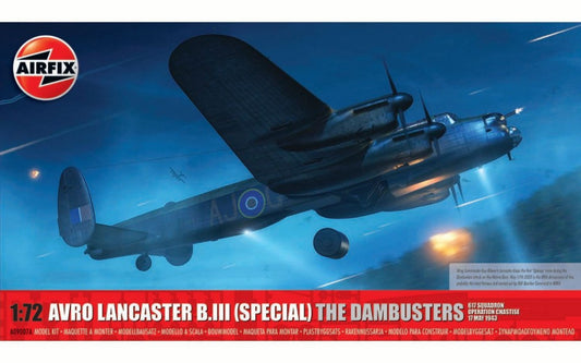 Airfix - AVRO LANCASTER B.III (SPECIAL) THE DAMBUSTERS KIT 1:72 - Cod. A09007A