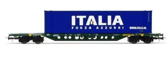 Rivarossi - FS CEMAT CONTAINER WAGON "ITALIA" EP.V-VI 1:87 - Cod. HR6617