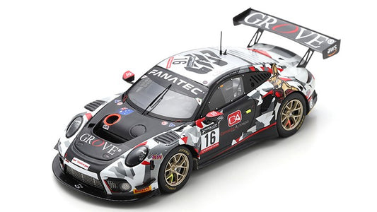 Spark Model - PORSCHE 911 GT3 R N.16 24 H SPA 2022 D'SILVA-S.GROVE-B.GROVE-PAYNE 1:43 - Cod. SB530