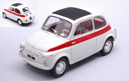 Whitebox - FIAT 500 1960 WHITE/RED 1:24 - Cod. WB124182