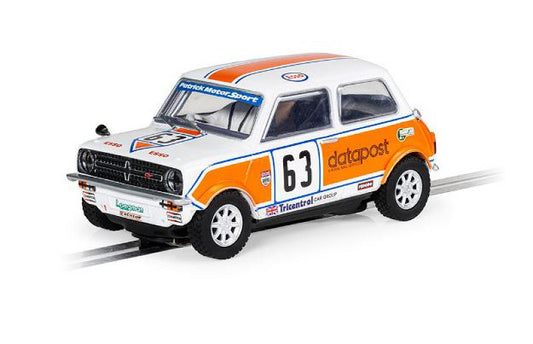 Scalextric - MINI 1275 GT DATA POST ALAN CURNOW 1979 BSCC SLOT 1:32 - Cod. C4413