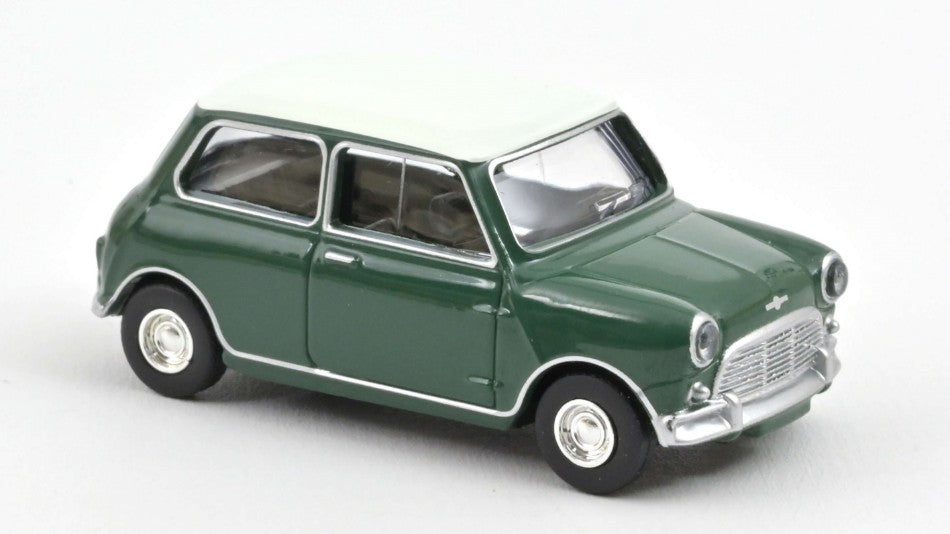 Norev - MINI COOPER S 1964 ALMOND GREEN AND WHITE ROOF 1:54 - Cod. NV310523