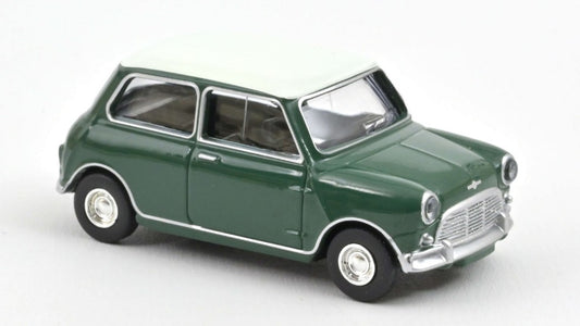 Norev - MINI COOPER S 1964 ALMOND GREEN AND WHITE ROOF 1:54 - Cod. NV310523