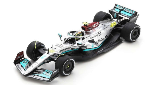 Spark Model - MERCEDES F1 W13 LEWIS HAMILTON 2022 N.44 2nd FRENCH GP 1:18 - Cod. 18S769
