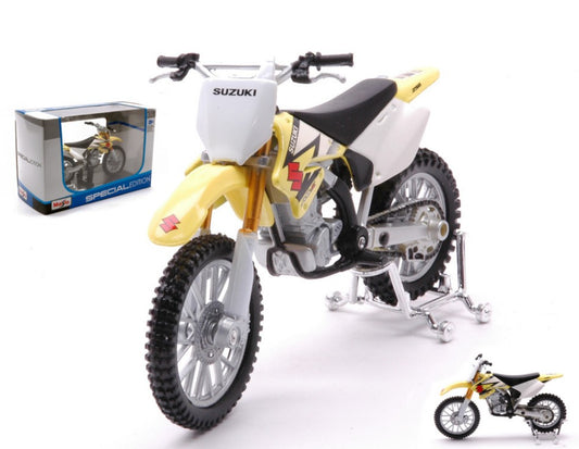 Maisto - SUZUKI RM-Z 250 YELLOW 1:18 - Cod. MI04047Y