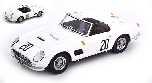 Kk Scale - FERRARI 250 GT CALIFORNIA N.20 24 H LE MANS 1960 STURGIS-SCHLESSER 1:18 - Cod. KKDC181047