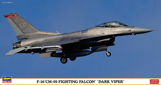 Hasegawa - F-16CM 50 FIGHTING FALCON DARK VIPER KIT 1:48 - Cod. HA07522