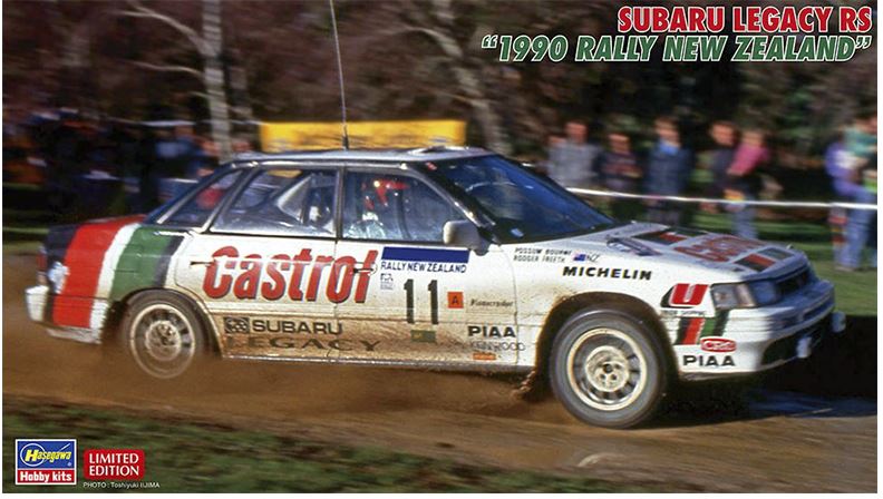 Hasegawa - SUBARU LEGACY RS 1990 RALLY NEW ZELAND KIT 1:24 - Cod. HA20636