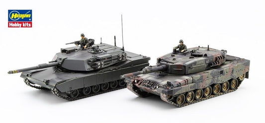 Hasegawa - M1 ABRAMS & LEOPARD 2 KIT 1:72 - Cod. HA30069